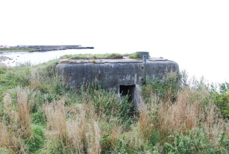 Skyttevärn i Smygehuk Skåne Sverige.